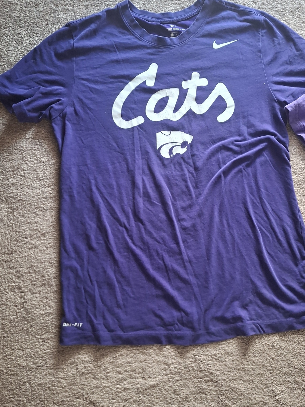 Nike Purple 'Cats' Dri-FIT Pet Fan T-Shirt